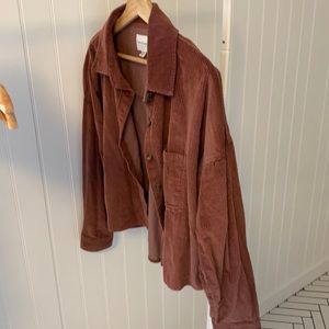 American eagle  corduroy crop jacket
